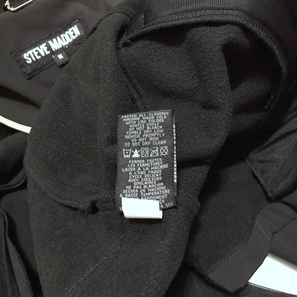 Steve Madden NWOT Black Softshell Trench Coat Women 1X - Picture 16 of 16